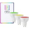 Immax NEO SMART sada 3x žiarovka LED GU10 6W RGB+CCT barevná a biela, stmívatelná, WiFi 07724C