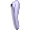 Satisfyer Dual Pleasure Mauve - vzduchovo-vibračné zariadenie Bluetooth