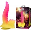 Power Monsters Flamebeast – 22.5 cm Rippled Monster Silicone Dildo