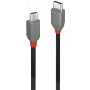 Kábel USB 2.0 Typ C CM/MICRO-B(2.0) 3m, High Speed, Anthra Line, čierny