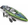 Kajak CHALLENGER K2 KAYAK vč. Pádel Intex - Zelená