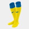 CALCIO 24 FOOTBALL SOCKS štulpne / ponožky žltá azúrová 35-38
