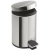 AQUALINE SIMPLE LINE odpadkový kôš okrúhly 12 l, leštený nerez 27112