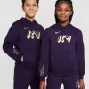 Nike Kylian Mbappe Kids Club Fleece Hoodie | HQ3685-585 | Fialová | L