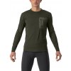 Castelli Unlimited Merino LS, Forest green Veľkosť: 3XL Pánske tričko s dlhým rukávom určené pre gravel a traily