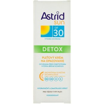 Astrid Sun Detox pleťový krém na opaľovanie SPF30 50 ml