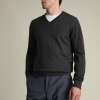 Charles Tyrwhitt Pure Merino V-Neck Jumper — Charcoal