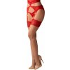 Pančuchy Obsessive Cupide Desir S/M, dámske pančuchy so širokým čipkovým okrajom