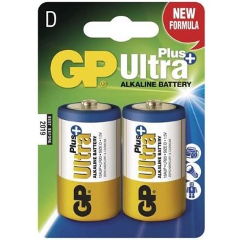 GP Ultra Plus Alkaline D 2ks 1017412000