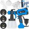 Striekacia maliarska pištoľ, 400 W, nádobka 800 ml, tryska 1,8 a 2,5 mm, GEKO