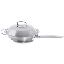 FISSLER Wok s kovovou poklicí 30 cm Profi collection nerez