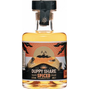 The Duppy Share Spiced Rum 37,5 % 0,2 l (čistá fľaša)