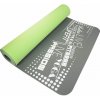 Podložka LIFEFIT® YOGA MAT TPE, 183x61x0,5cm, dvouvrstvá, zeleno-šedá