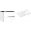 Súprava skrinka Hansgrohe Xelu Q 54027000, umývadlo Hansgrohe Xelu Q 61024450