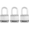 Visiaci zámok MasterLock Excell M5EURTRILF Set 3 ks titánových visiacich zámkov (M5EURTRILF)