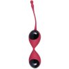 Sporty Sweet Smile Silicone Red & Black Masážna vaginálna činka