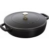 Staub Chistera litinový kastrol s poklicí černý 26 cm 12612623