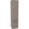 Kúpeľňová skrinka vysoká Devo Vena 2.0 pravá sivá štruktúrovaná 35 x 150 x 33 cm VE2-S2DP35-2-F101