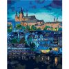 Zuty – Maľovanie Podľa Čísel – Temná Praha, 80 × 100 cm, Plátno + Rám 8596530094197