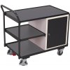 Variofit Dielenský vozík, skrinka a police, Variofit, do 250 kg, š x h x v: 112,5 x 62,5 x 101 cm, modrá/antracit Farba: antracit RAL7016