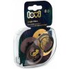 Lovi silikon dynamické cumlíky Jungle Vibes Girl horčica/lila