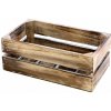 DIVERO Vintage debna, hnedá, 36 cm x 17 cm