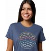 Columbia Sloan Ridge Graphic SS Tee Dámske Tričko Farba: Nocturnal, Find Your Trail, Veľkosť: L 2077451467