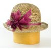 Karpet Dámsky klobúk zdobený sinamay - ružová-55