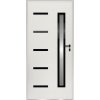 Vchodové dvere oceľové Juventus 68 biele 90 P otváranie dovnútra
