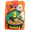 Halloweenska striga s duchom a čertom 51x36 cm