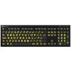 LogicKeyboard Logic Keyboard XLPrint NERO PC Yellow on Black UK