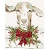 Ovca s červenou mašľou (Haley Bush), 40 × 50 cm, plátno napnuté na rám 5017681