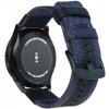 eses Tkaný nylónový remienok pre smart hodinky 22 mm Farba: modrá - čierna