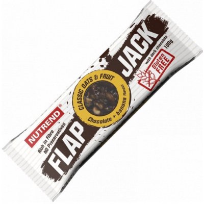 Nutrend Flapjack Gluten Free 100 g, čokoláda-višňa s horkou čokoládou