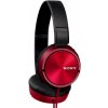 SONY sluchátka MDR-ZX310 červené MDRZX310R.AE