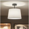 | Brilagi - LED prisadený luster CERIA 1xE27/60W/230V, priemer 30 cm, čierna/biela | BG3989+EG781035