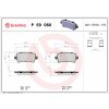 BREMBO Sada brzdových platničiek kotúčovej brzdy P59060