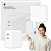 Apple napájecí adaptér dual USB-C, 35W, biela
