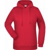 James & Nicholson | JN 795 Dámska mikina s kapucňou_02.0795 Farba: red, Veľkosť: M