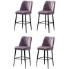 Súprava barových stoličiek Vento Lilac, 4 ks, 4 ks