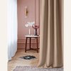Room99 Zatemňujúci záves LAUREL - bežový 140x280 cm - uchytenie riasiaca páska