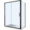Hüppe Urban Sprchové dvere 2-dielne 100 cm, čierne 140408.123.322