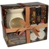 Starlytes Vánoční dárková sada Aromalampa + olej 10 ml + svíčka 4 ks