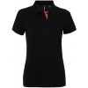 Asquith & Fox Dámske polo tričko AQ022 Black M