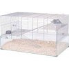 Klietka pieskomil NEOLIFE 80 GERBIL sivá glass Zolux