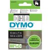 DYMO páska D1 6mm x 7m čierna na žltej 43618