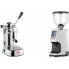 La Pavoni Professional Lusso + Eureka Atom Specialty 65, white