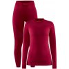 Craft CORE Dry Fuseknit W, Red Veľkosť: S Dámsky set funkčnej bielizne s dlhým rukávom
