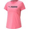 Dámske tričko Puma, FIT HEATHER TEE ružová,čierna M