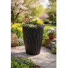 FORMplastic Mrazuvzdorný plastový kvetináč CARO SLIM 30 - čierny